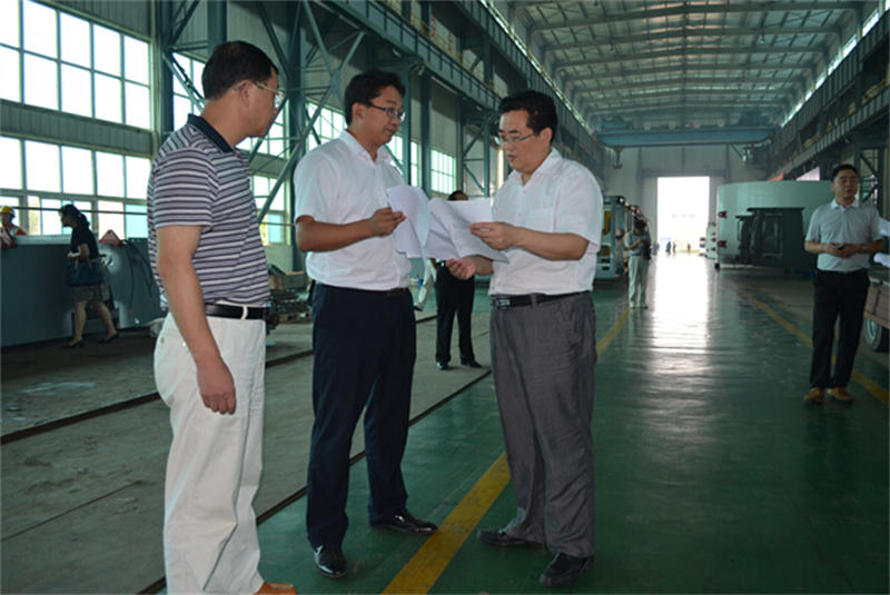 河南新鄉(xiāng)副市長王玉民到中鐵工程裝備集團(tuán)設(shè)備公司調(diào)研